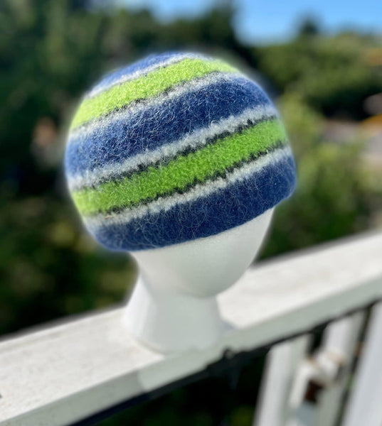 Seahawks Blue and Green Knit Beanie